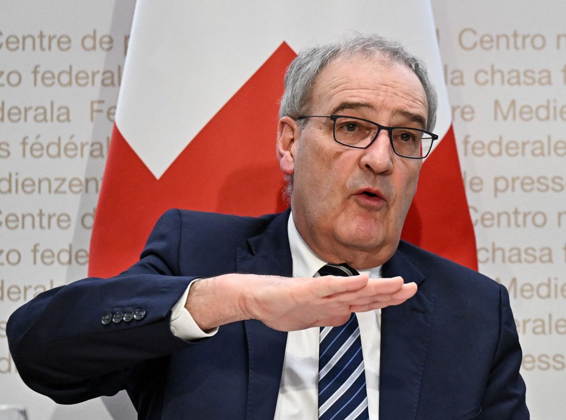 Guy Parmelin odletio je u podignuto stopalo za Sjedinjene Države