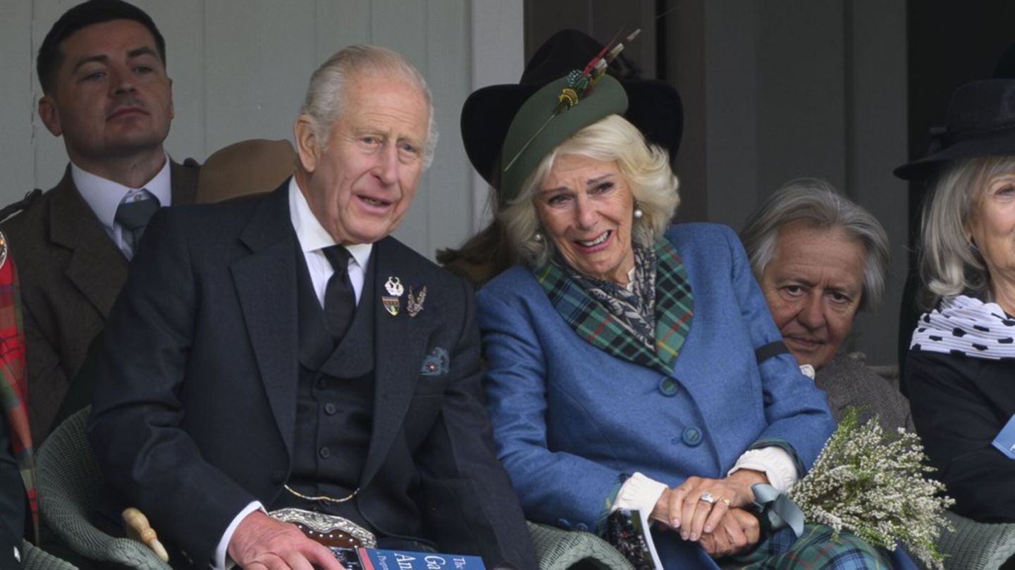 King Charles i kraljica Camilla: Stanovnici na Highland Games
