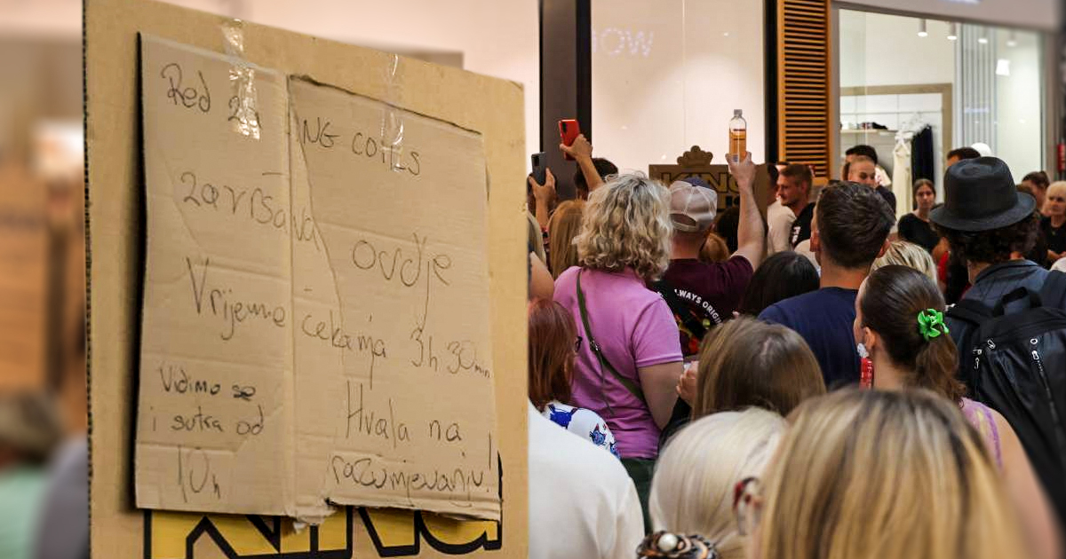 Stotine Zagrepčana satima čeka u redu da kupi paket u kojem ni ne znaju što je
