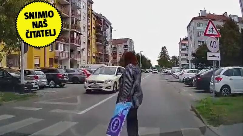 Šokantan video iz Zagreba! Divljak skoro pregazio ženu na pješačkom! Policija ima snimku