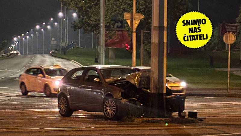 Pijani mladić (21) zabio se u autom u stup na Selskoj: Samo je ponavljao “Dobro sam…”